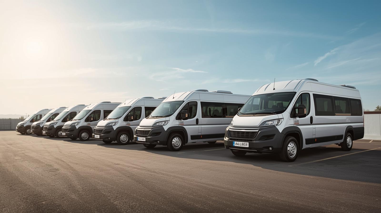 Tempo Traveller rental service with 12-26 seater options